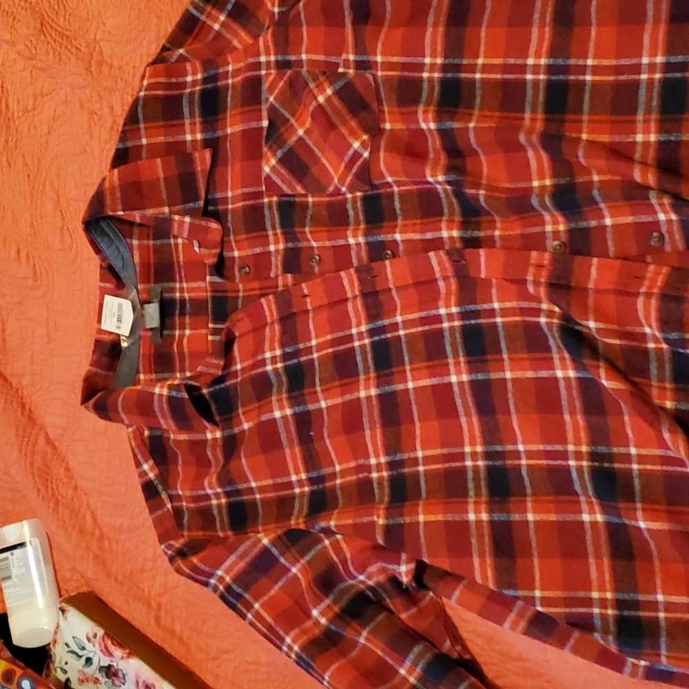 Plaid button up shirt